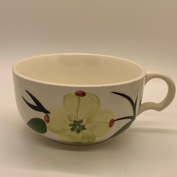 Set of 4 Vintage Blue Ridge Pottery Dogwood Joni Dixie Cups - Picture 2 of 8